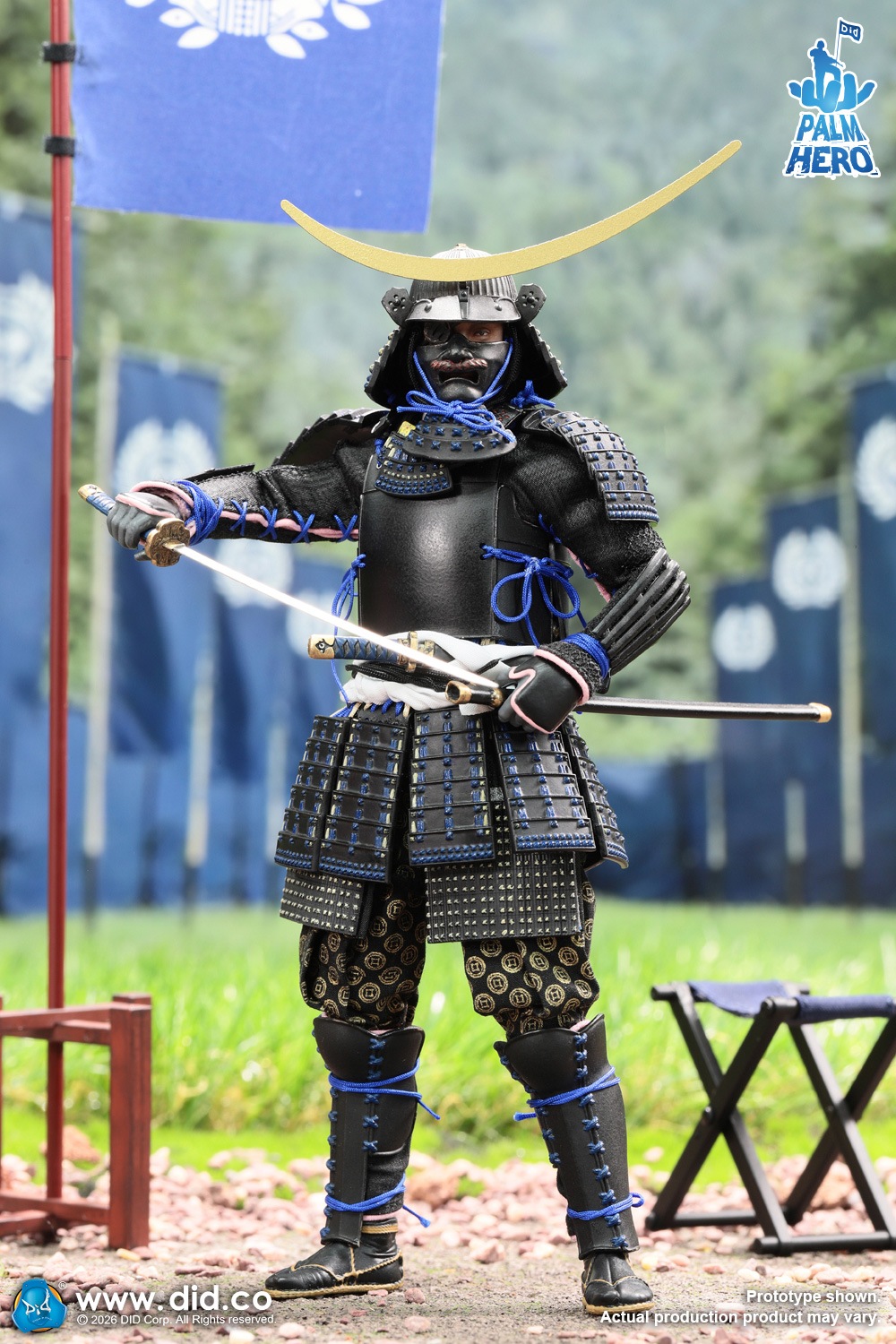 Japan Samurai 伊達政宗 フィギュア 予約 DID 1/12 『戦国の英雄』シリーズ 第4弾 伊達政宗 XJ80030 Palm