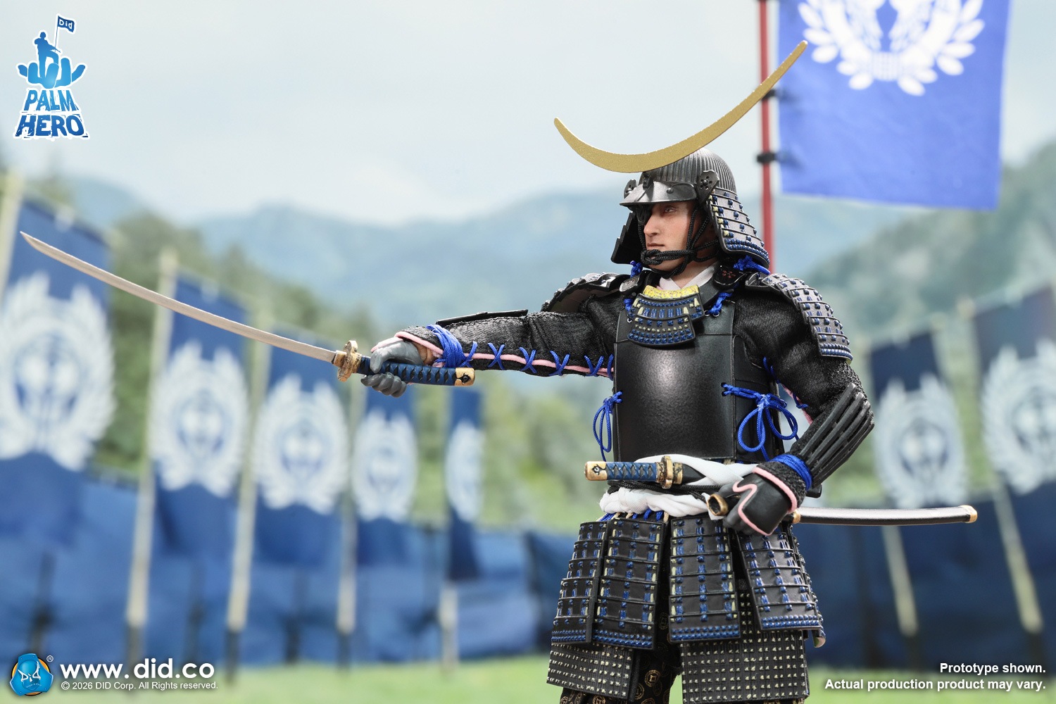 予約 DID 1/12 『戦国の英雄』シリーズ 第4弾 伊達政宗 XJ80030 Palm