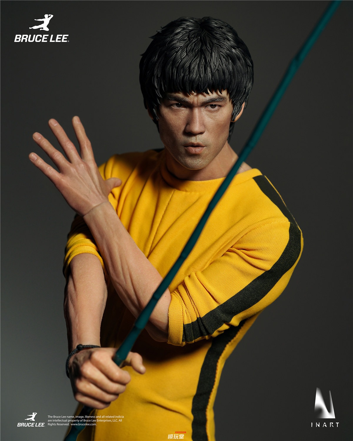 予約 INART 1/6 ブルース・リー イエロー・ジャンプスーツ Ver. Gy