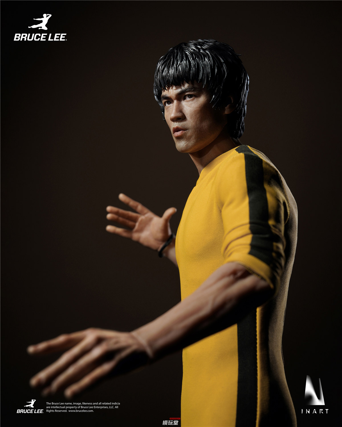 予約 INART 1/6 ブルース・リー イエロー・ジャンプスーツ Ver. Gy