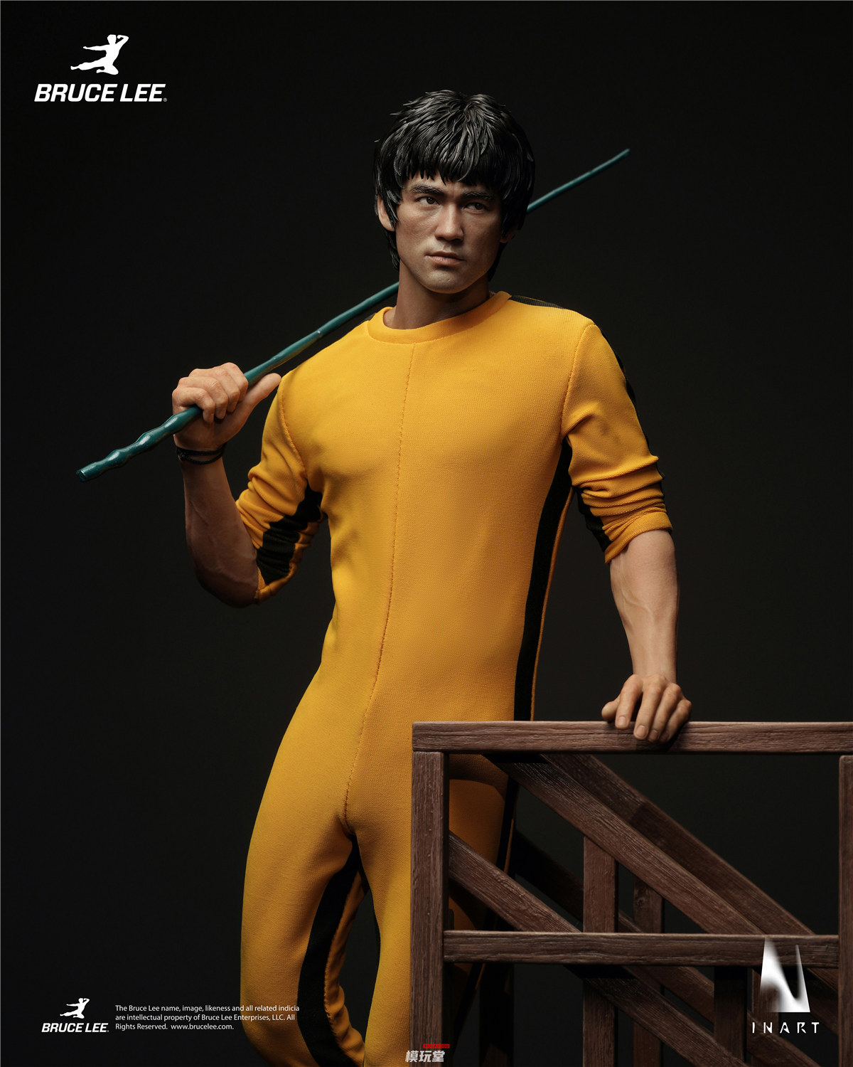 予約 INART 1/6 ブルース・リー イエロー・ジャンプスーツ Ver. Gy
