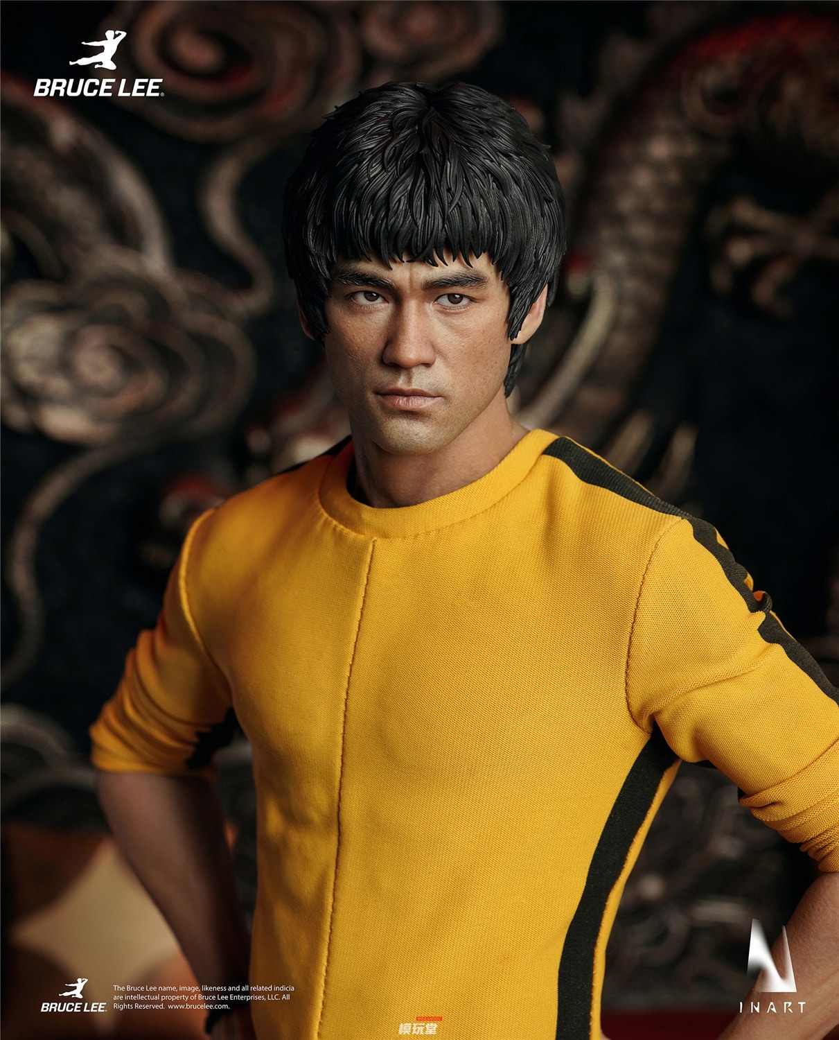 予約 INART 1/6 ブルース・リー イエロー・ジャンプスーツ Ver. Gy
