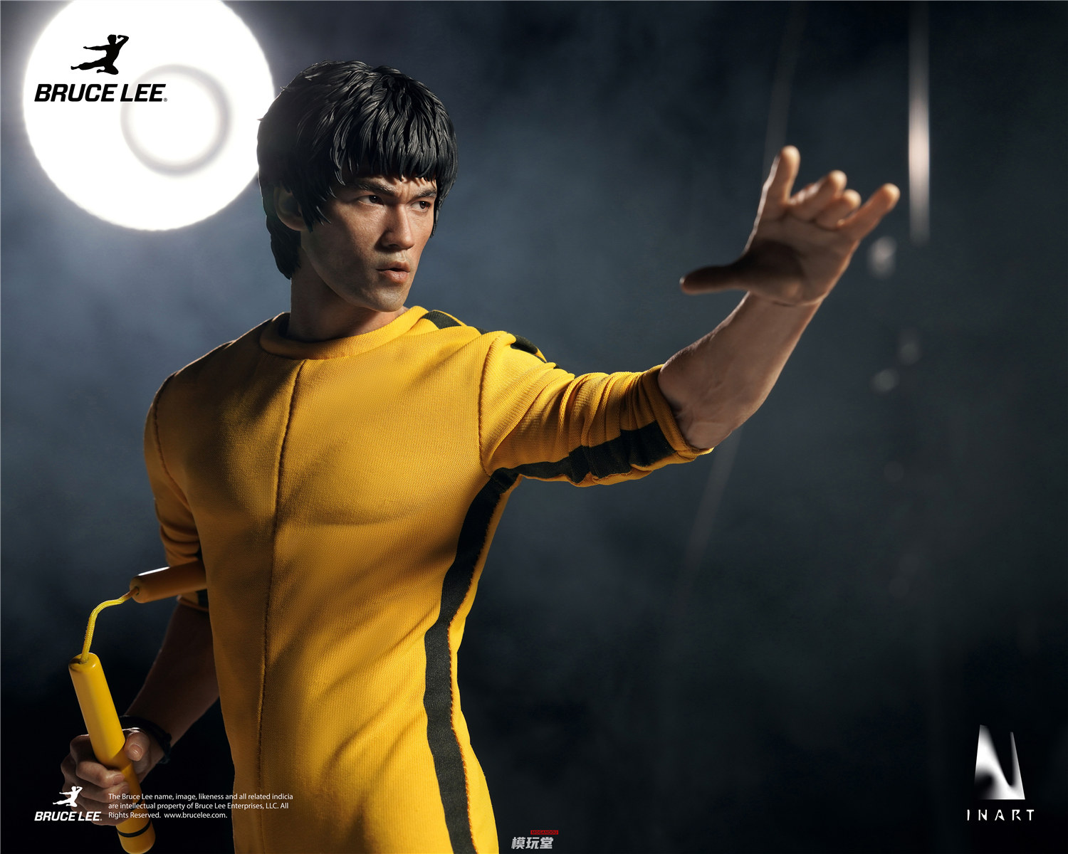 予約 INART 1/6 ブルース・リー イエロー・ジャンプスーツ Ver. Gy
