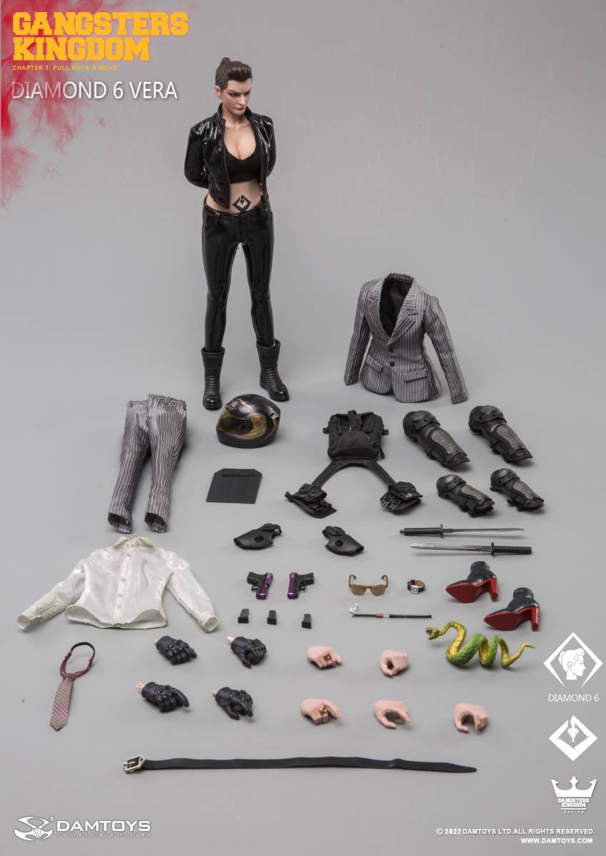 DAMTOYS 1/6 ギャングスターズ・キングダム ダイヤモンド6 ヴェラ 未