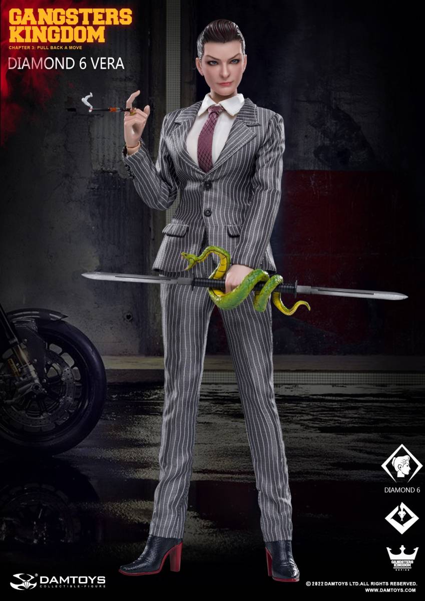 DAMTOYS 1/6 ギャングスターズ・キングダム ダイヤモンド6 ヴェラ 未