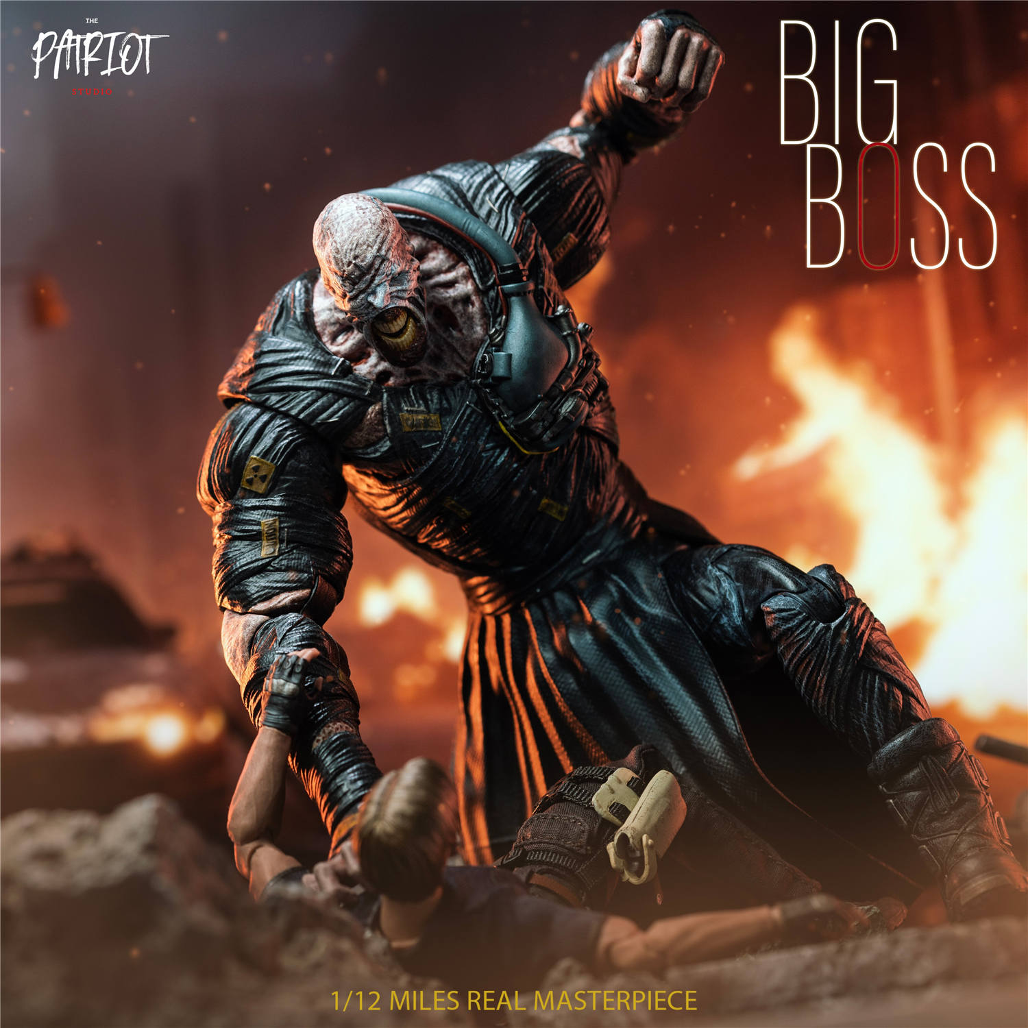 【新品未開封】Patriot studio 1/12 ビッグ ボス Patriot Studio 1/12 PA-2502 Big Boss | NeoGeek Toys