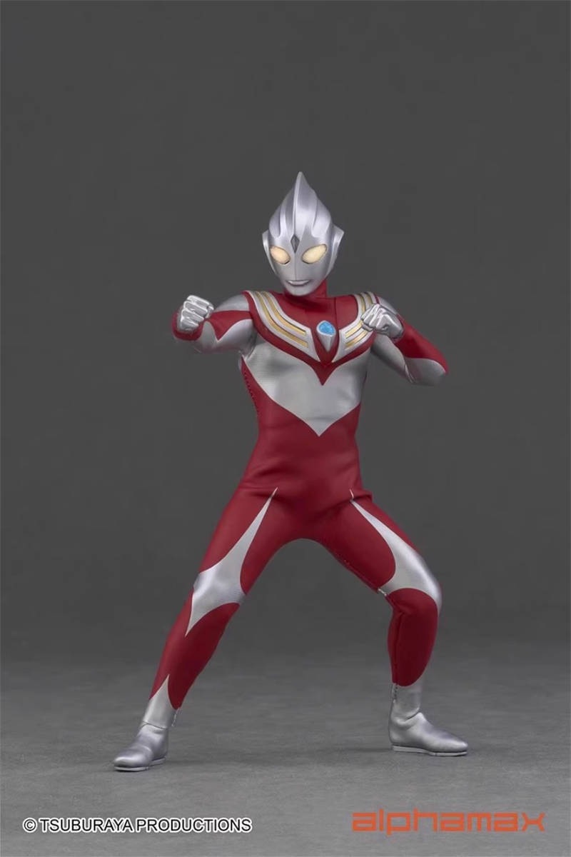 【alphamax】新品 正規品 ウルトラマンティガ パワータイプ フィギュア 予約 ALPHAMAX ウルトラマン ティガ パワータイプ ライトアップ機能