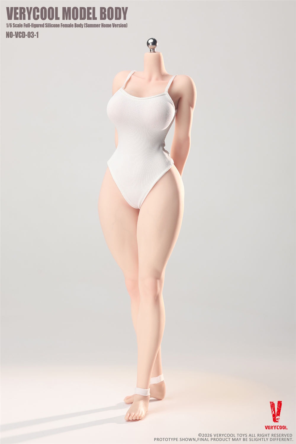 予約 VERYCOOL 1/6 No.3 シームレス女性素体 夏・ルームウェア版 VCD