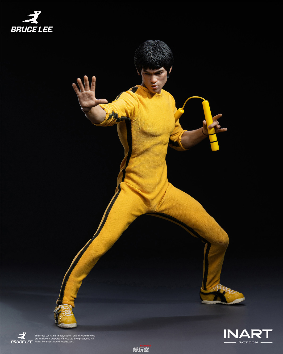 予約 INART Action 1/12 ブルース・リー イエロー・ジャンプスーツ Ver