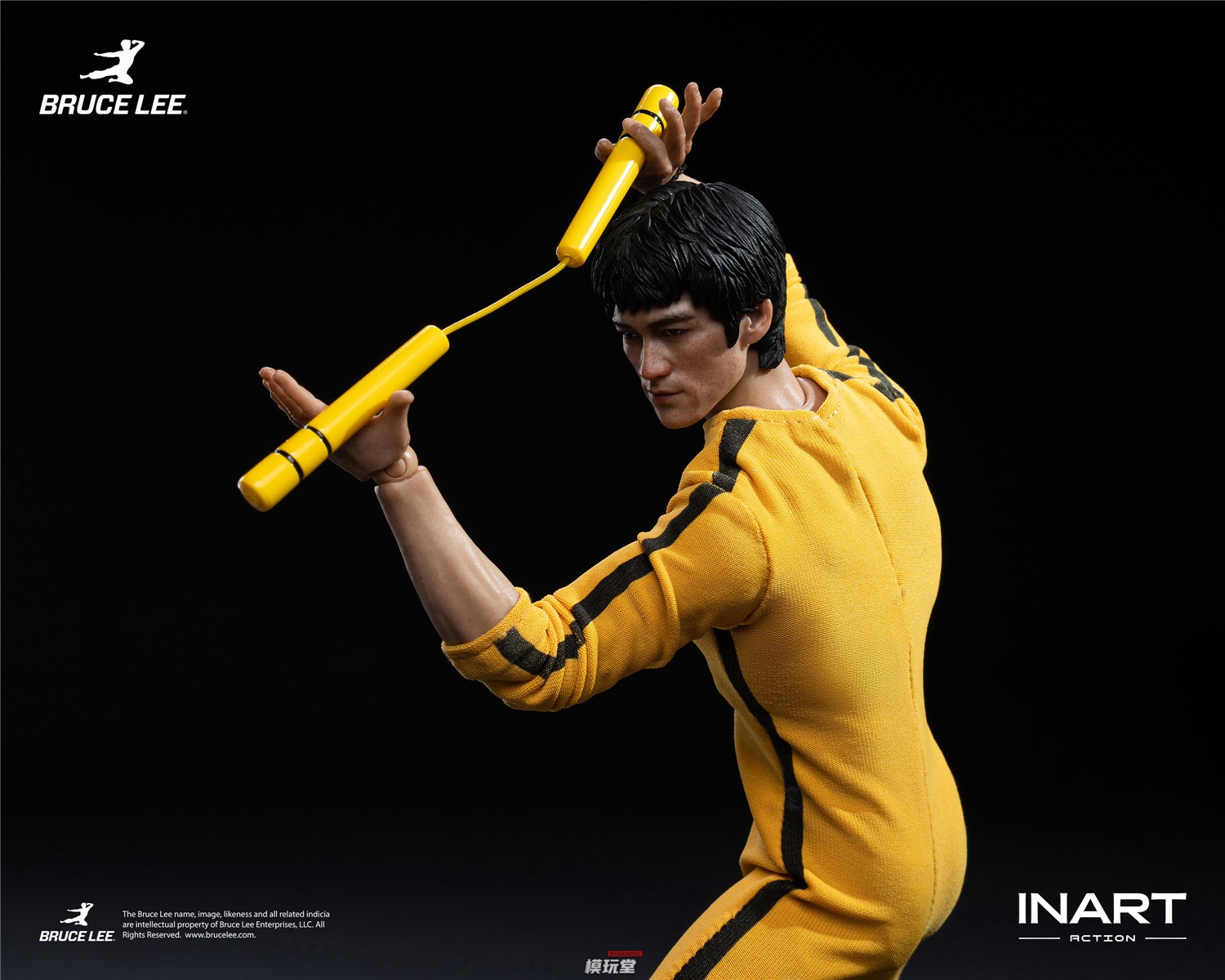 予約 INART Action 1/12 ブルース・リー イエロー・ジャンプスーツ Ver