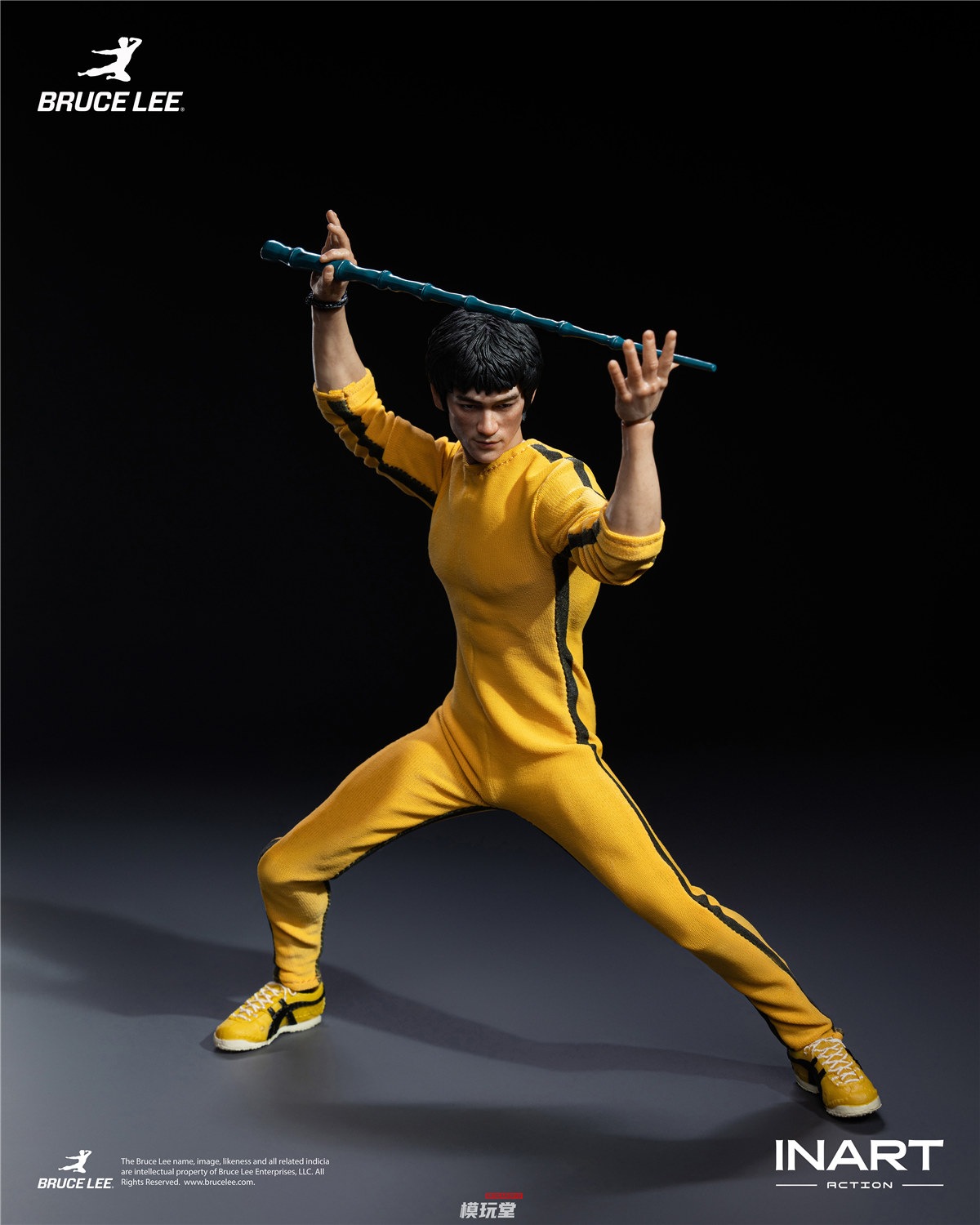 予約 INART Action 1/12 ブルース・リー イエロー・ジャンプスーツ Ver
