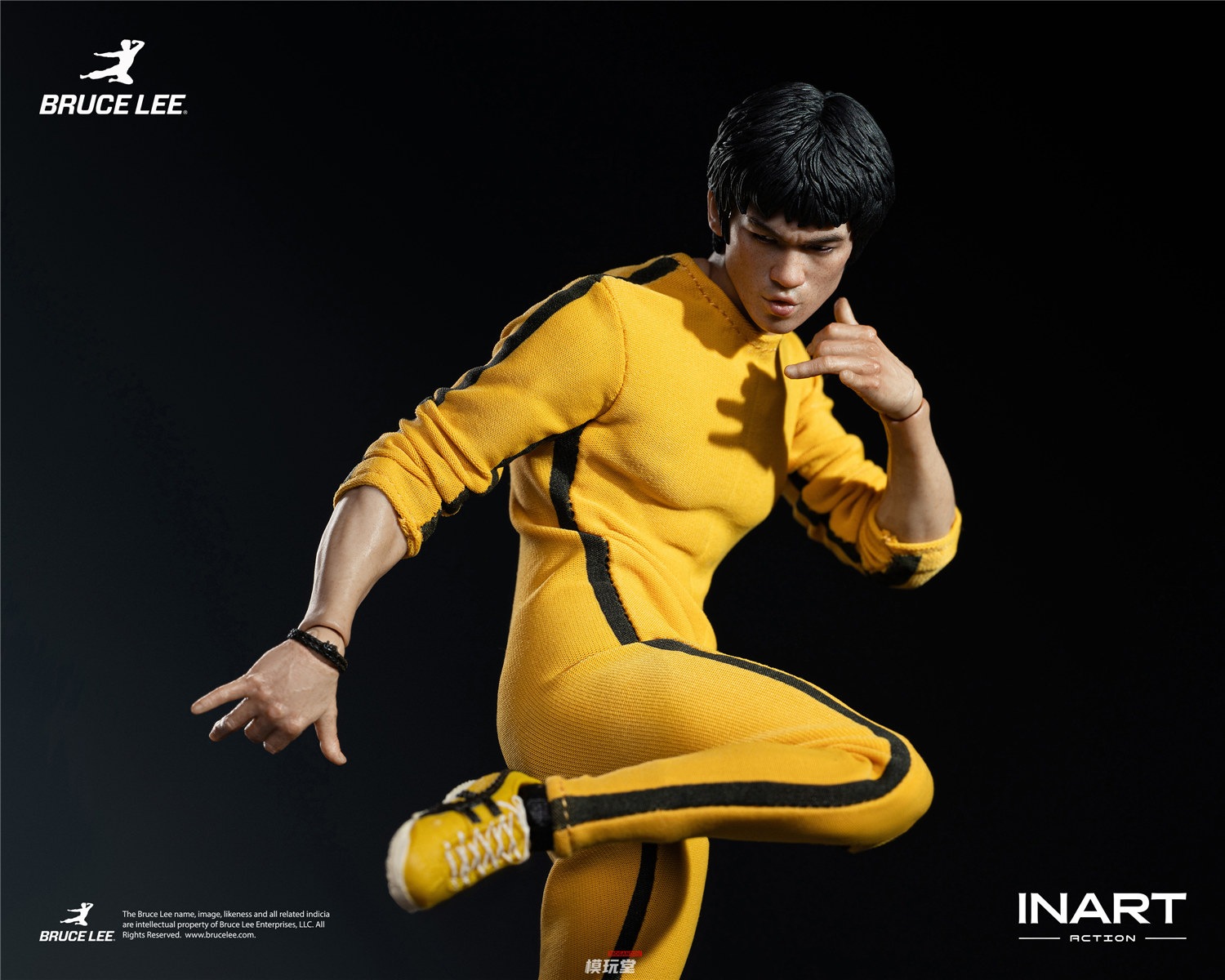 予約 INART Action 1/12 ブルース・リー イエロー・ジャンプスーツ Ver