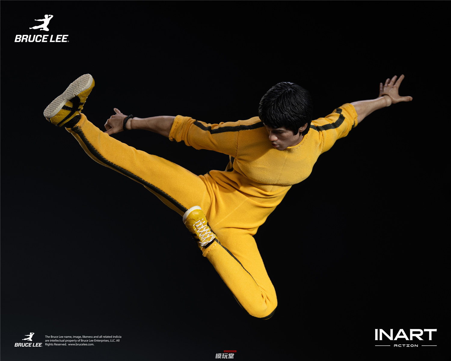 予約 INART Action 1/12 ブルース・リー イエロー・ジャンプスーツ Ver