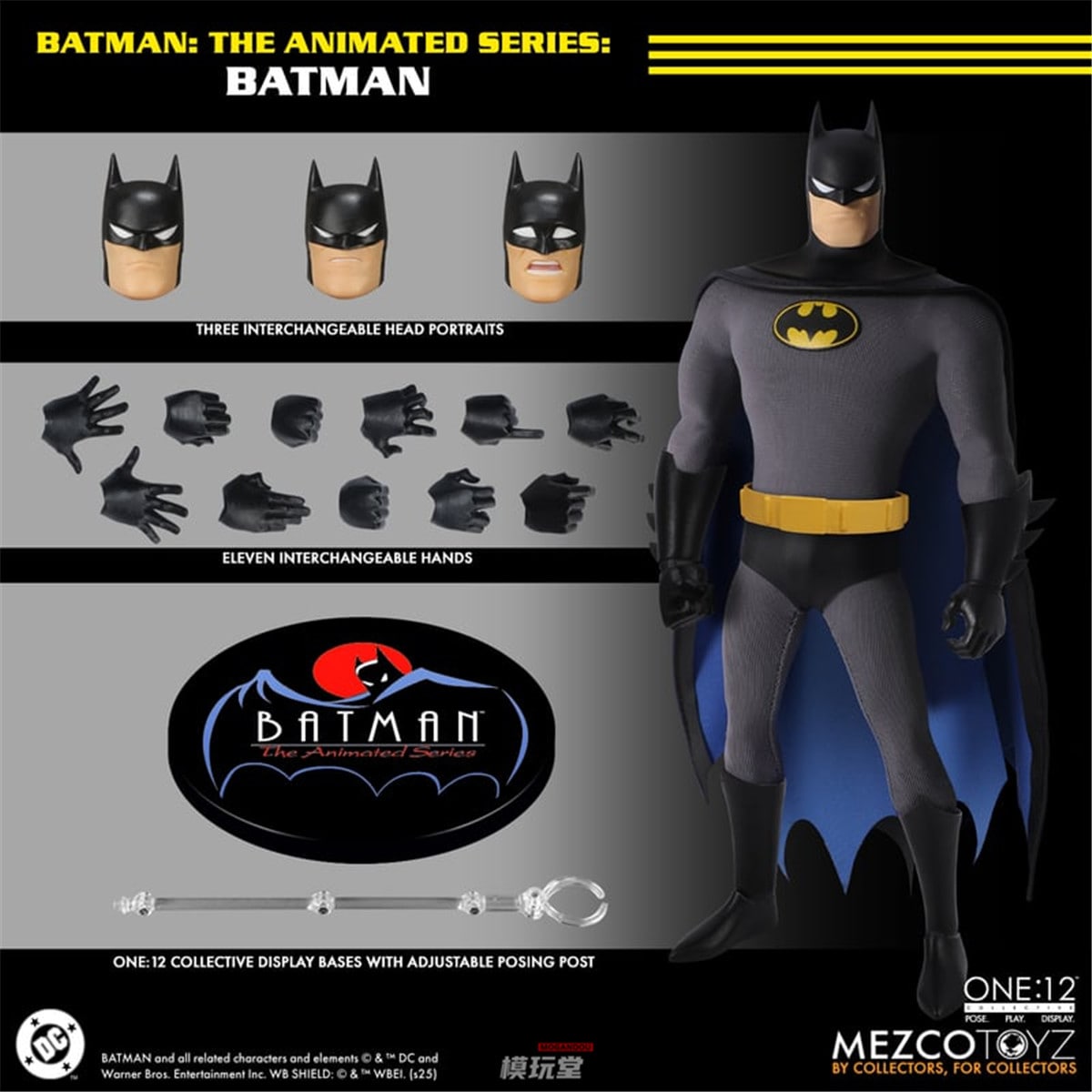 Batman Animated　バットマン・アニメイテッド 予約 Mezco Toyz 1/12 『バットマン：アニメイテッド・シリーズ