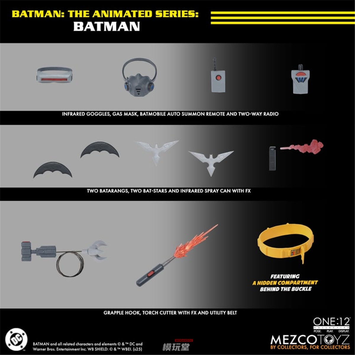 予約 Mezco Toyz 1/12 『バットマン：アニメイテッド・シリーズ