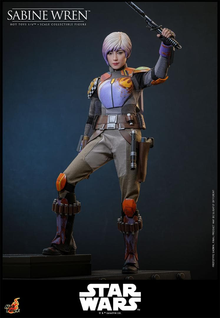ホットトイズ 1/6 スター・ウォーズ 反乱者たち サビーヌ・レン TMS171 ホットトイズ 1/6 『スター・ウォーズ 反乱者たち』 サビーヌ・レン