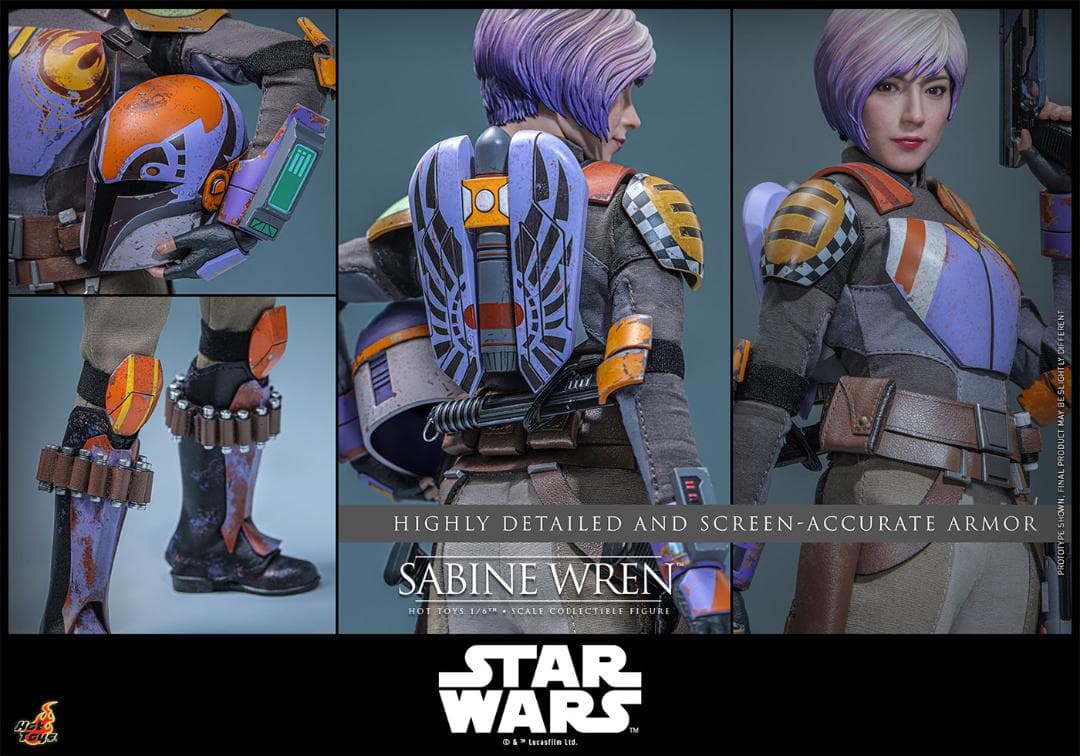ホットトイズ 1/6 『スター・ウォーズ 反乱者たち』 サビーヌ・レン
