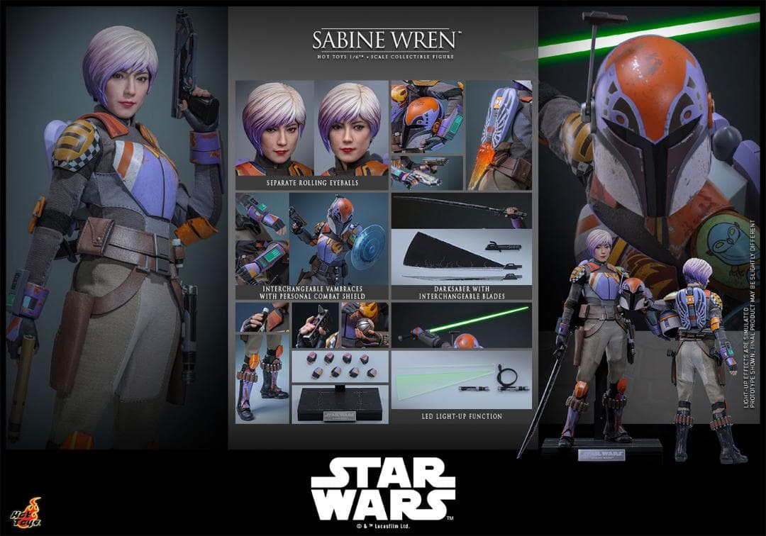ホットトイズ 1/6 『スター・ウォーズ 反乱者たち』 サビーヌ・レン