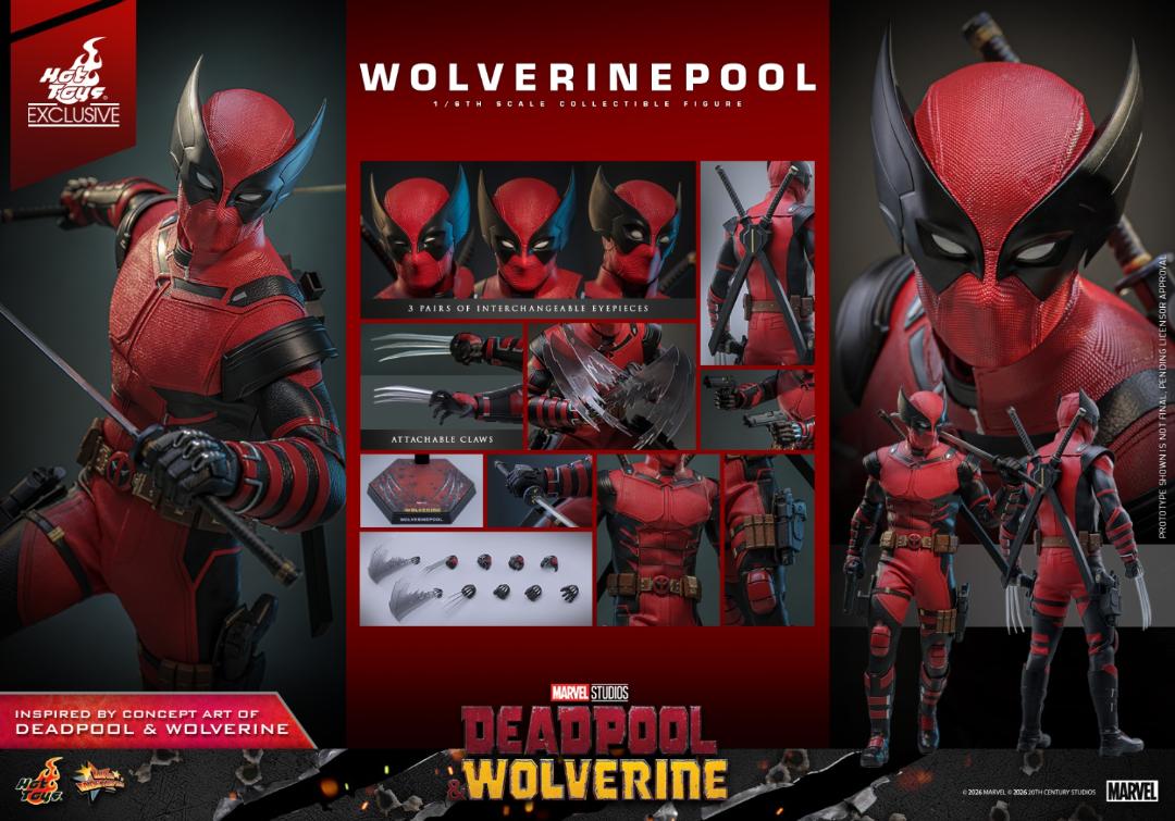 ホットトイズ 1/6 『デッドプール＆ウルヴァリン』 ウルヴァリンプール