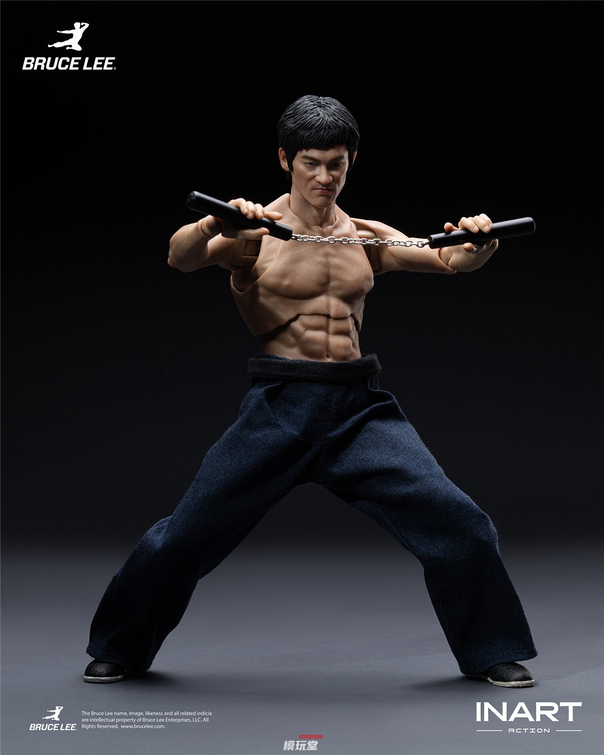 予約 INART Action 1/12 ブルース・リー カンフー Ver. Gy A037 Bruce