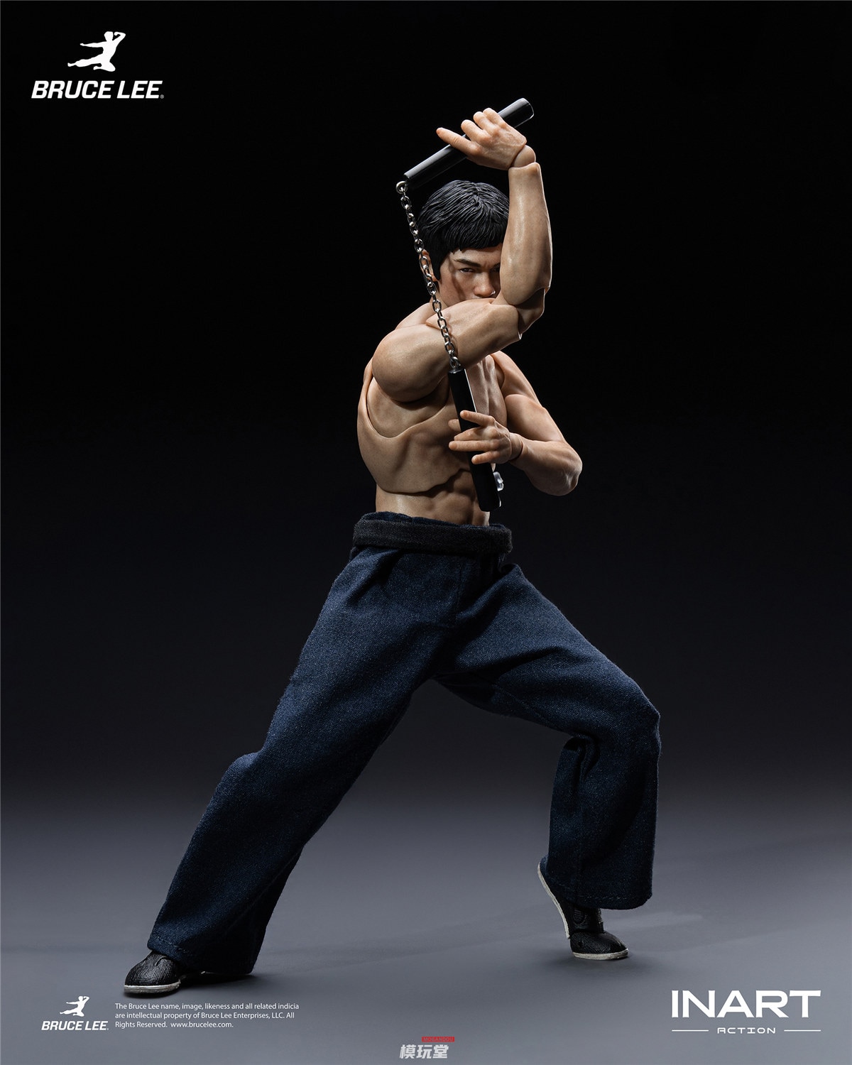 予約 INART Action 1/12 ブルース・リー カンフー Ver. Gy A037 Bruce