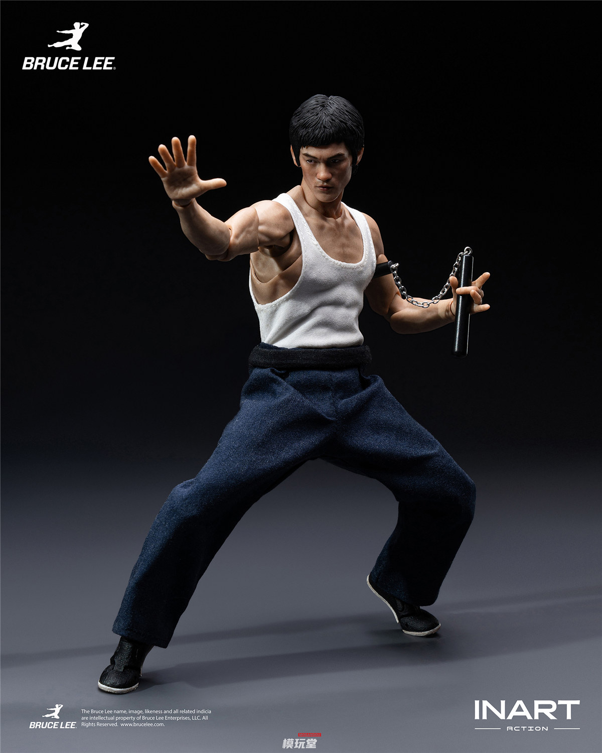 予約 INART Action 1/12 ブルース・リー カンフー Ver. Gy A037 Bruce