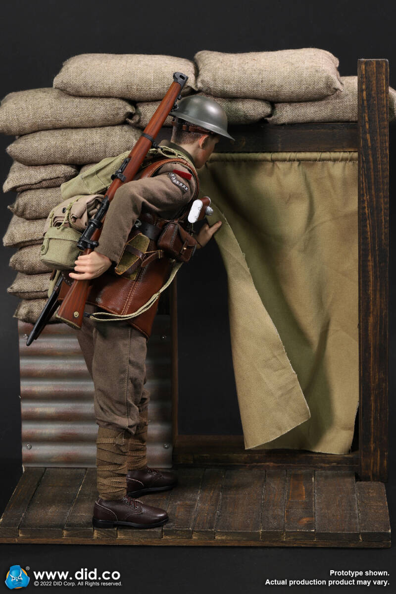 M*.様 戦時中物品セット DID 1/12 WW1 塹壕 ジオラマ セット B 未開封新品 E60064 Trench