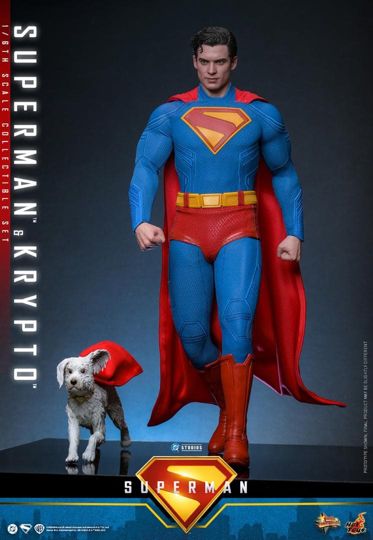ホットトイズMMS812スーパーマン＆クリプト Superman Krypto ホットトイズ 1/6 『スーパーマン 2025』 スーパーマン ＆ クリプト