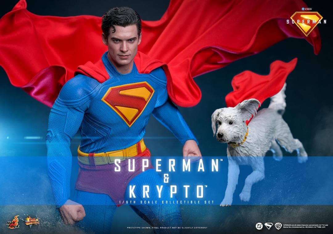 ホットトイズMMS812スーパーマン＆クリプト Superman Krypto ホットトイズ 1/6 『スーパーマン 2025』 スーパーマン ＆ クリプト
