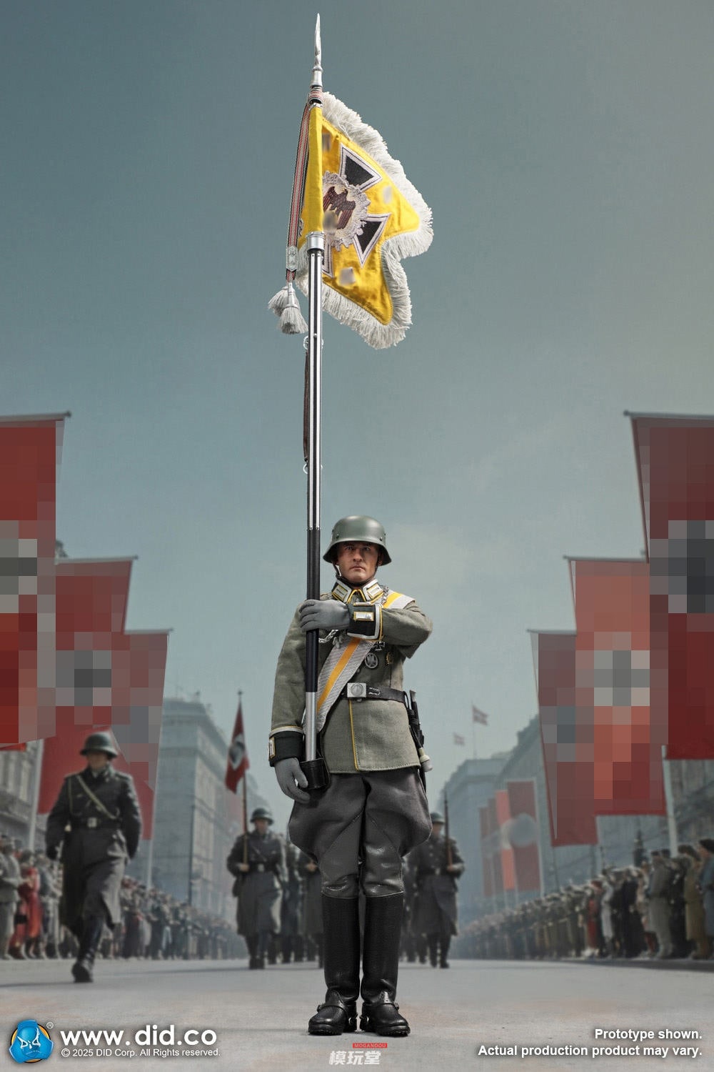 予約 DID 1/6 WW2 ドイツ軍 騎兵スタンダード・ベアラー アンゼルム