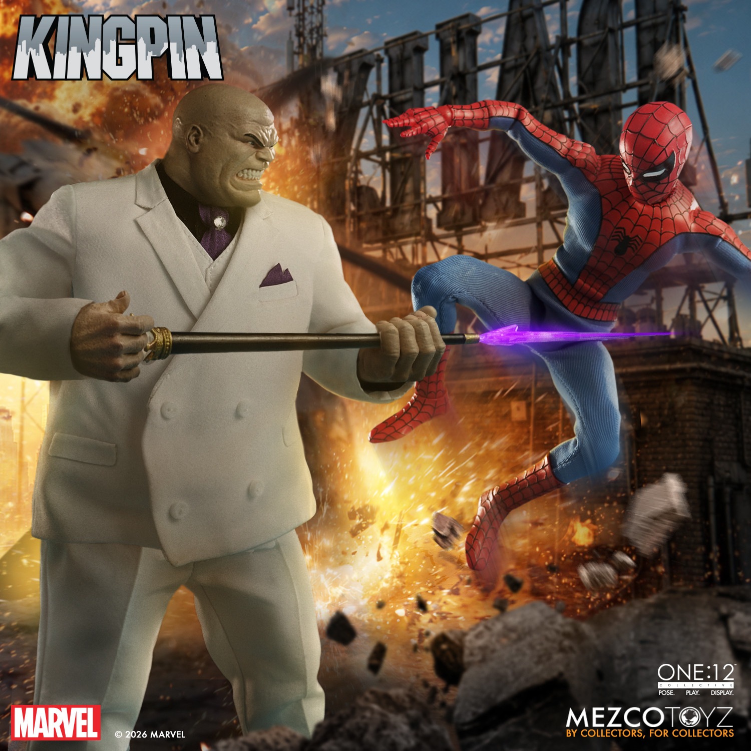 予約 Mezco Toyz 1/12 キングピン Kingpin Action Figure アクション