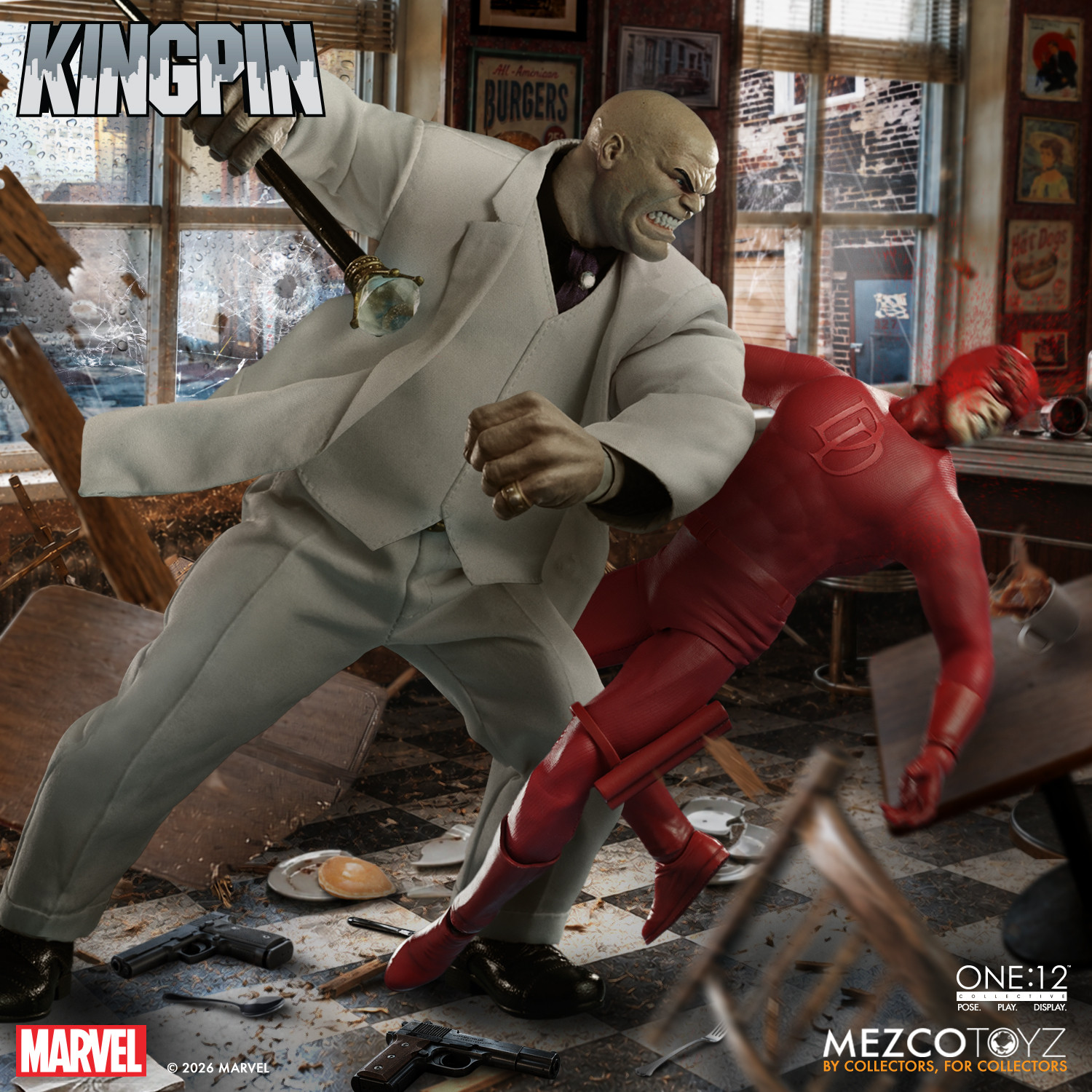 予約 Mezco Toyz 1/12 キングピン Kingpin Action Figure アクション