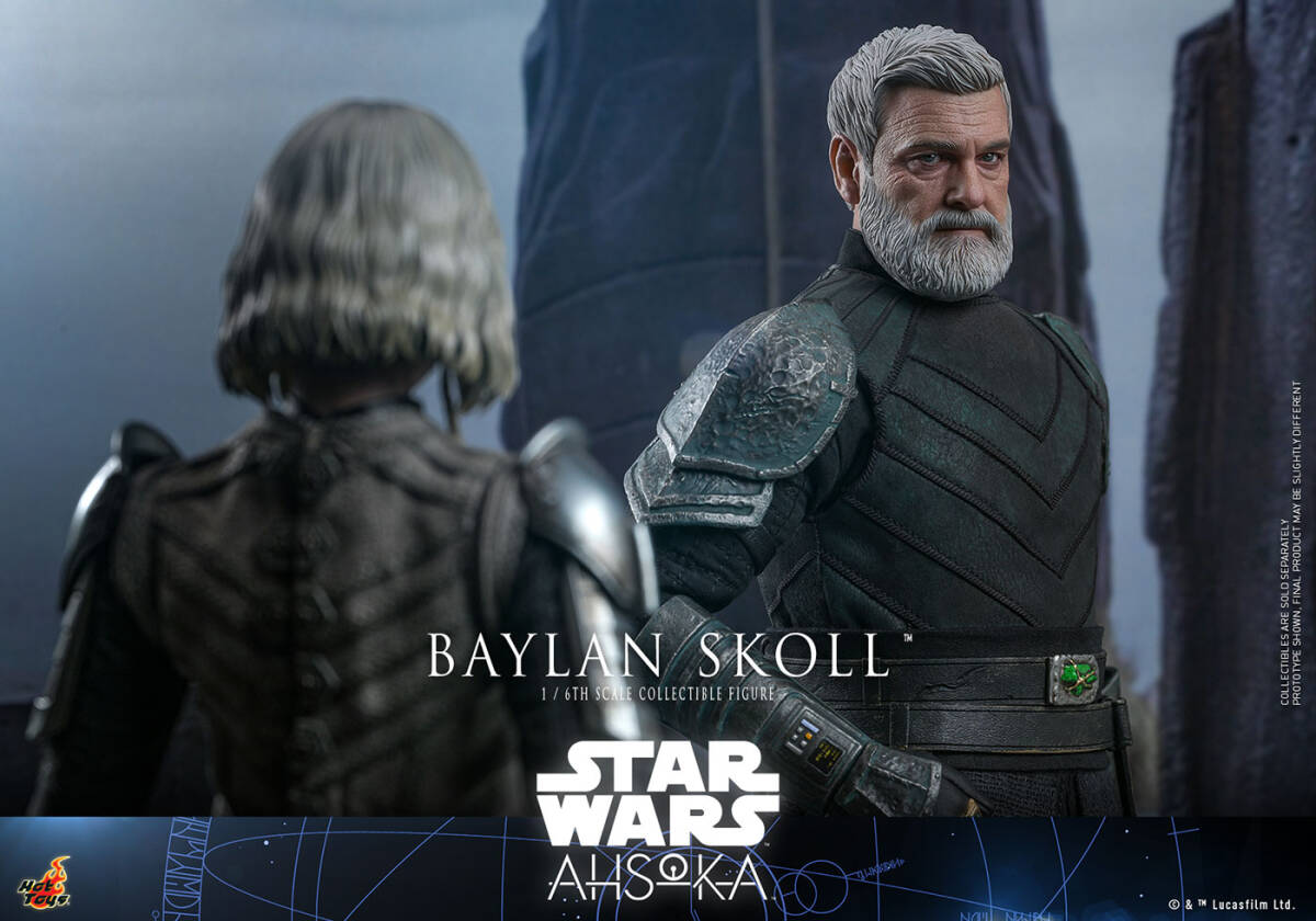ホットトイズ 1/6 スター・ウォーズ アソーカ ベイラン・スコール 未