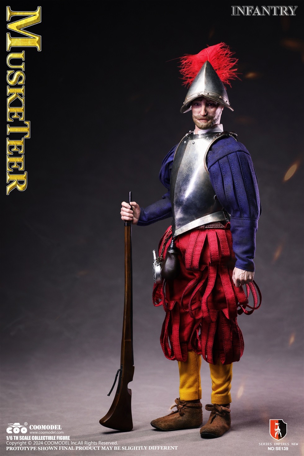 COOMODEL 1/6 帝国シリーズ スパニッシュ コンキスタドール マスケット