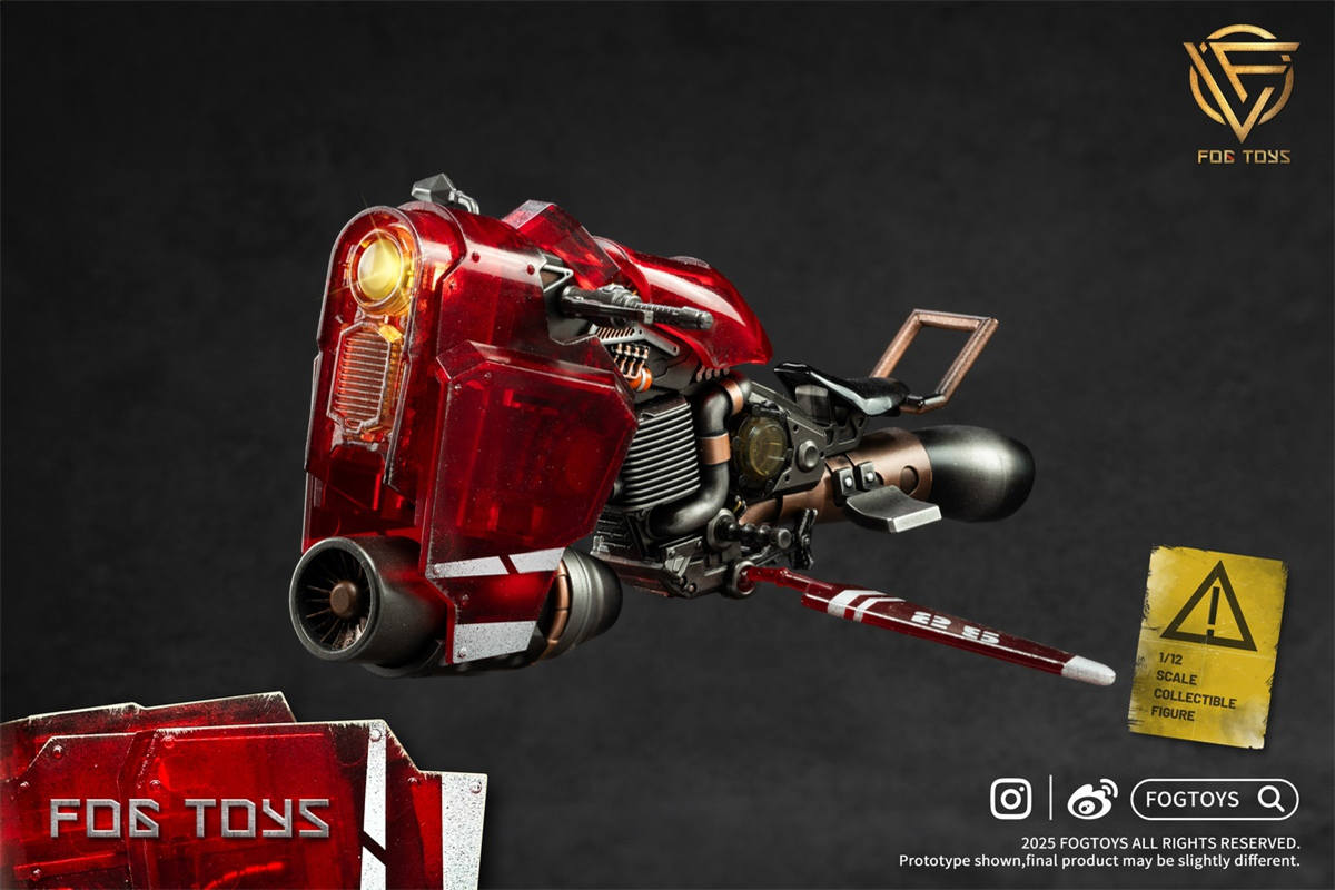 予約 FOGTOYS 1/12 『隼』 カラークリア.Ver 01FT Moveable Vehicle