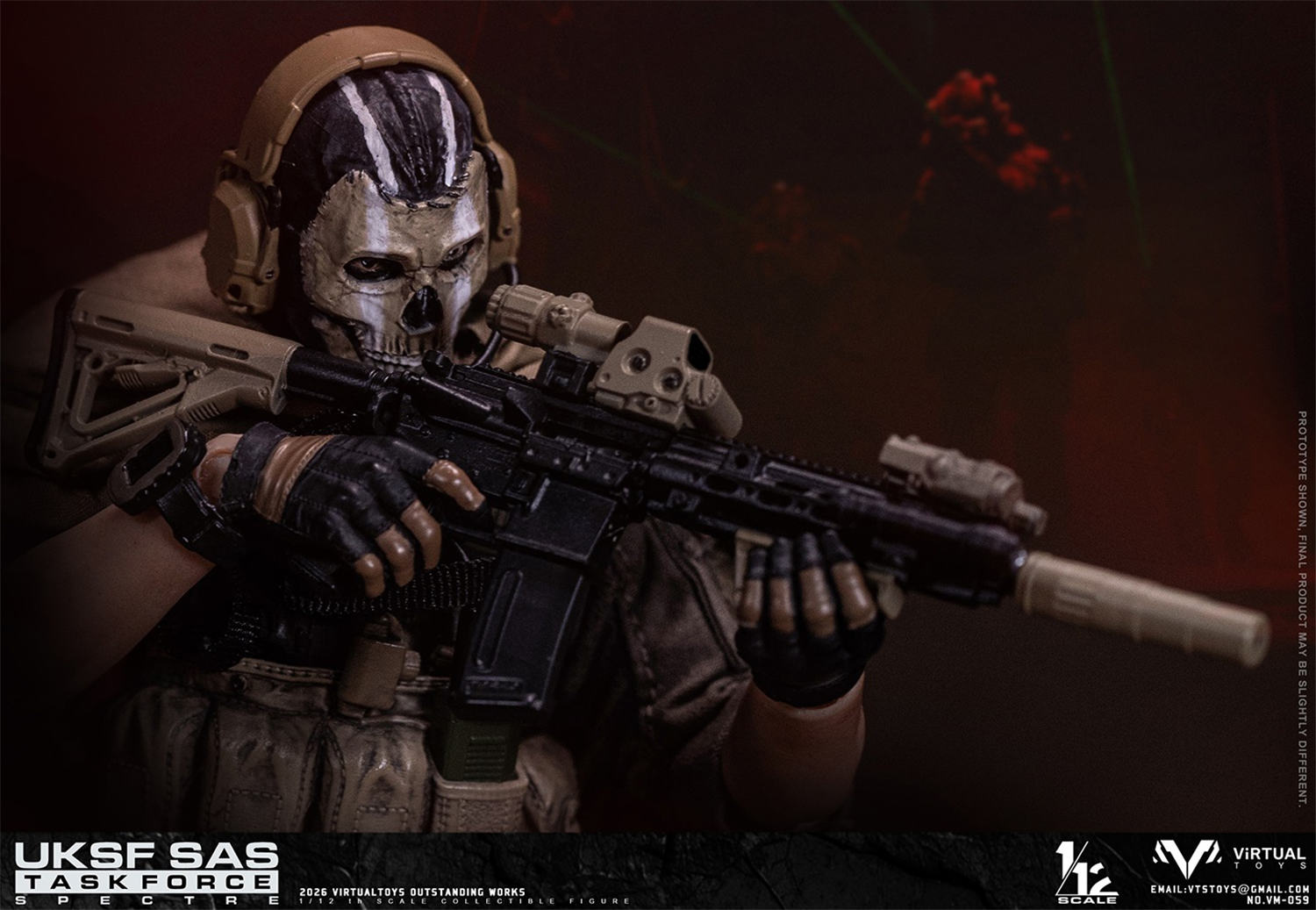 予約 VTS TOYS 1/12 イギリス陸軍 SAS 特殊任務部隊 スペクター VM059