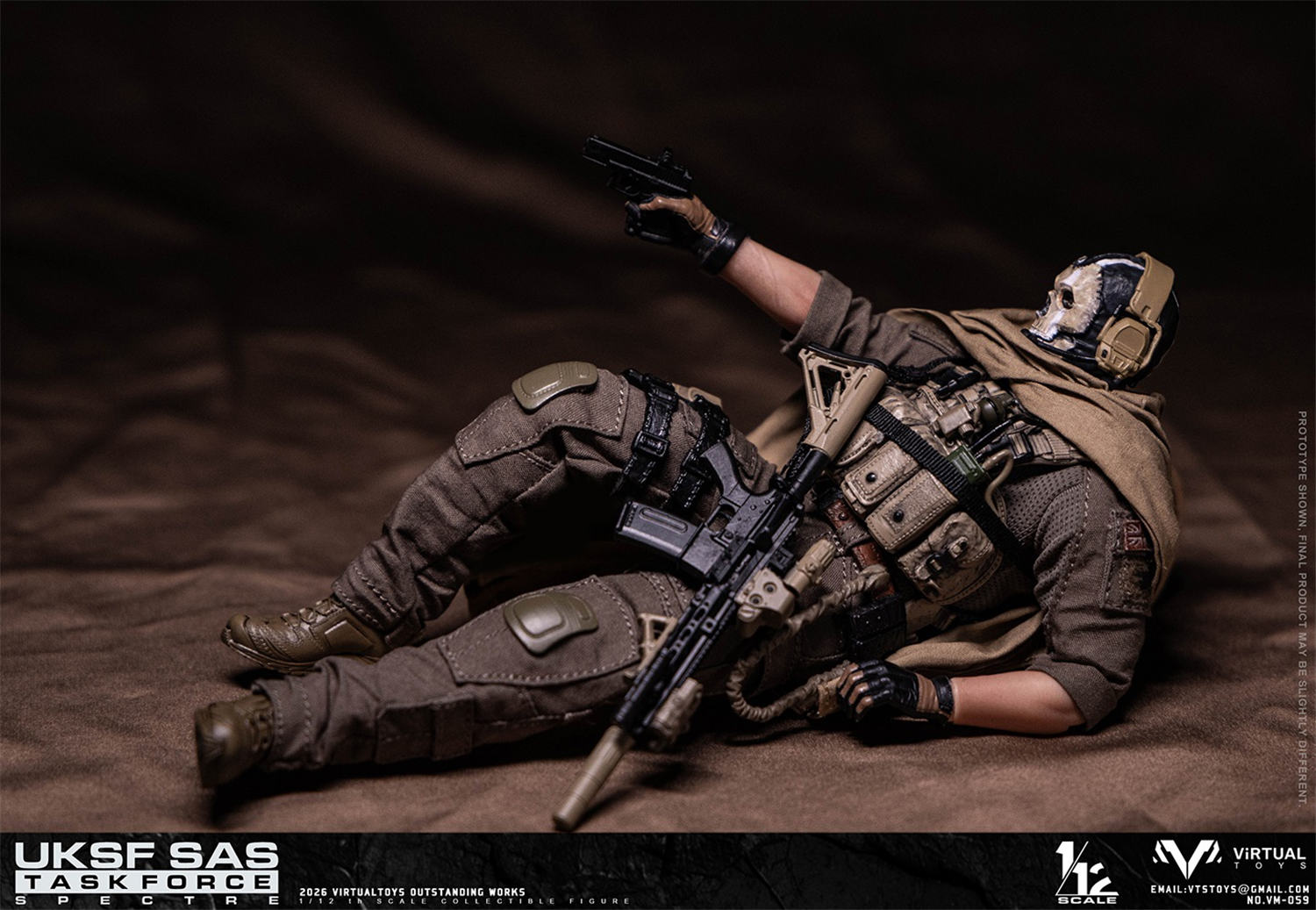 予約 VTS TOYS 1/12 イギリス陸軍 SAS 特殊任務部隊 スペクター VM059