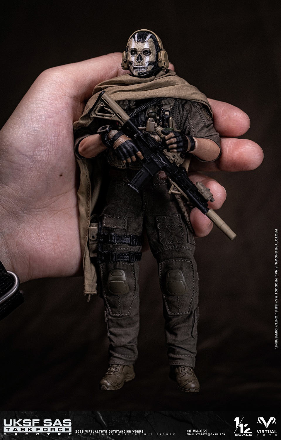 予約 VTS TOYS 1/12 イギリス陸軍 SAS 特殊任務部隊 スペクター VM059