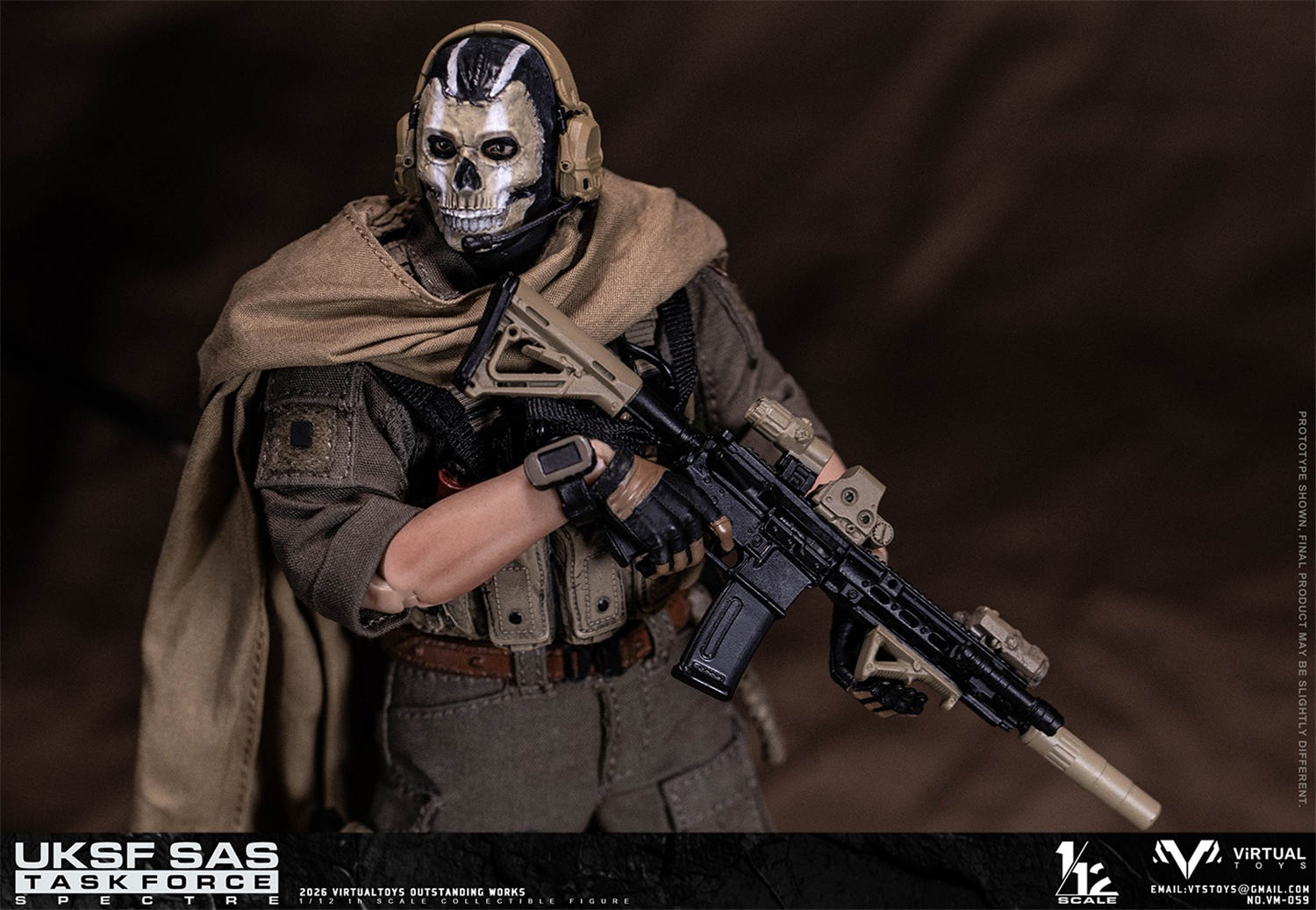 予約 VTS TOYS 1/12 イギリス陸軍 SAS 特殊任務部隊 スペクター VM059