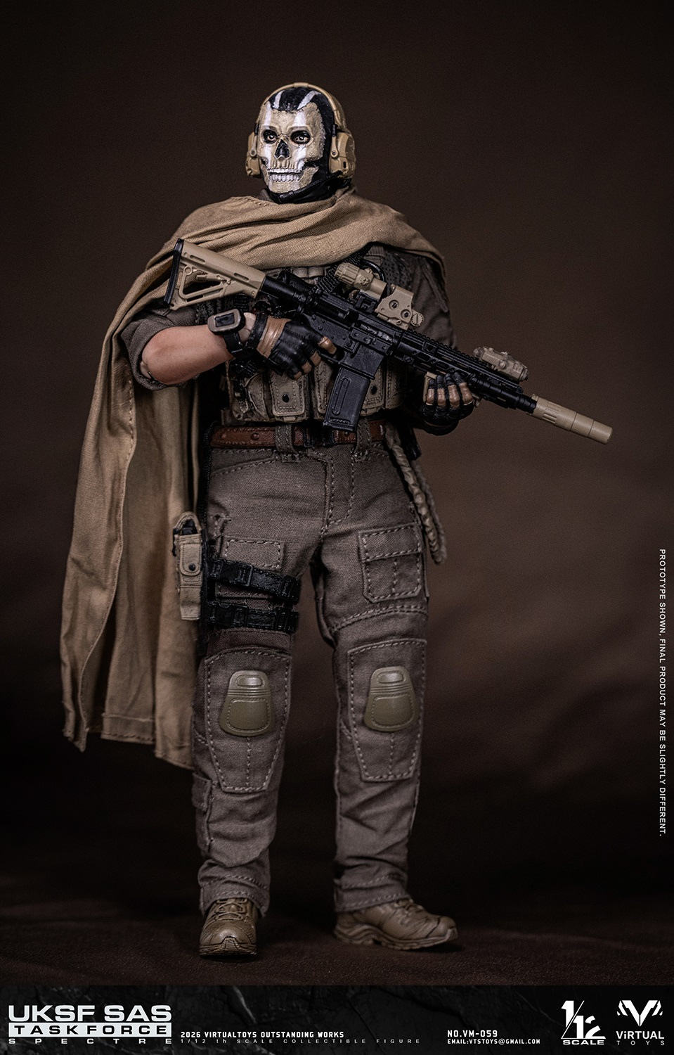予約 VTS TOYS 1/12 イギリス陸軍 SAS 特殊任務部隊 スペクター VM059