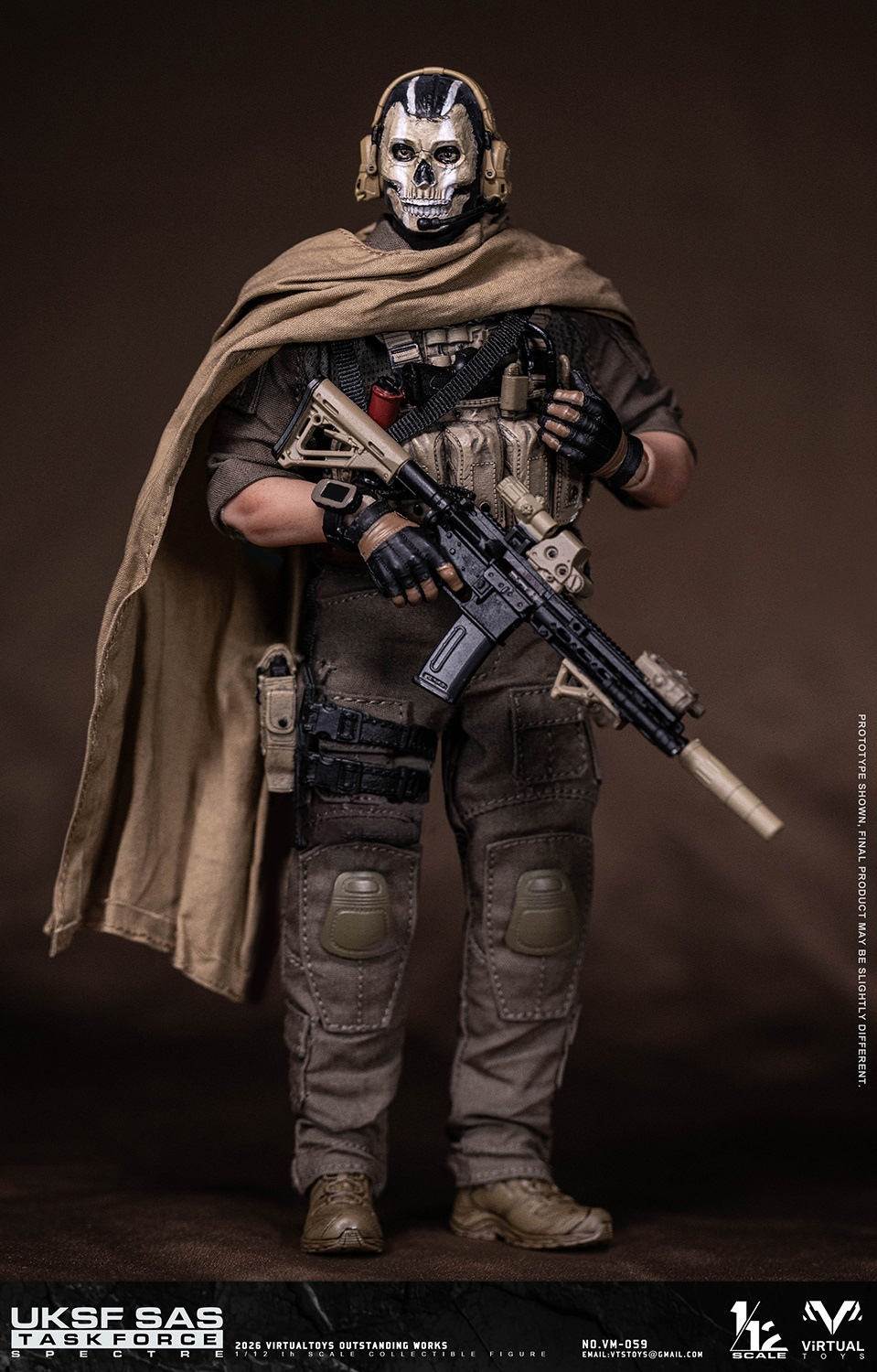 予約 VTS TOYS 1/12 イギリス陸軍 SAS 特殊任務部隊 スペクター VM059