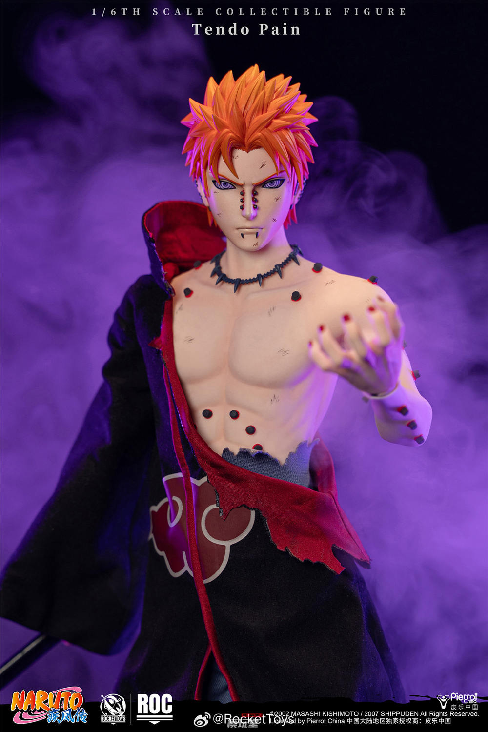 予約 RocketToys 1/6 『NARUTO -ナルト- 疾風伝』ペイン 天道 予約特典