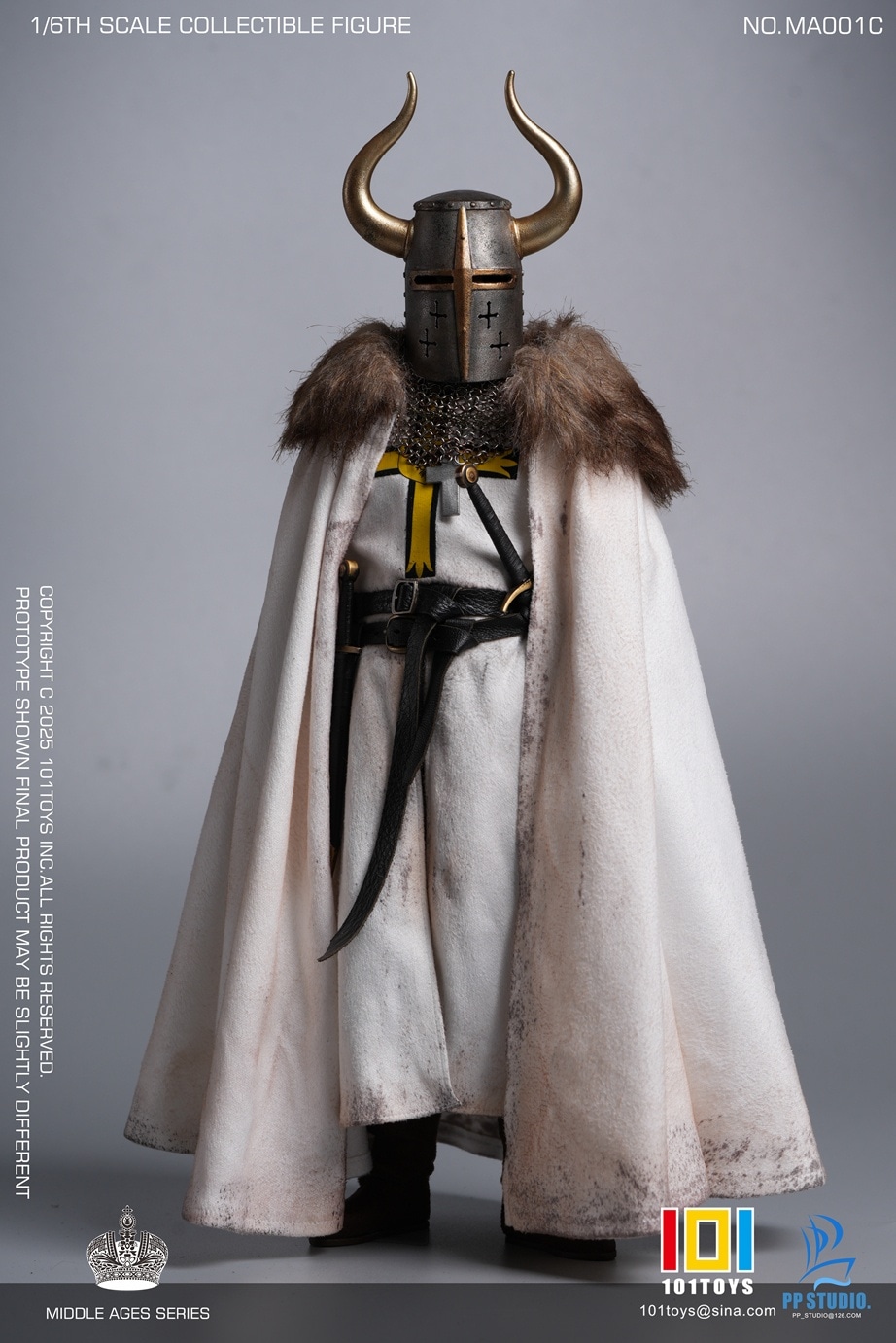 予約 101TOYS X PP STUDIO 1/6 中世 チュートン騎士 指揮官 司令官