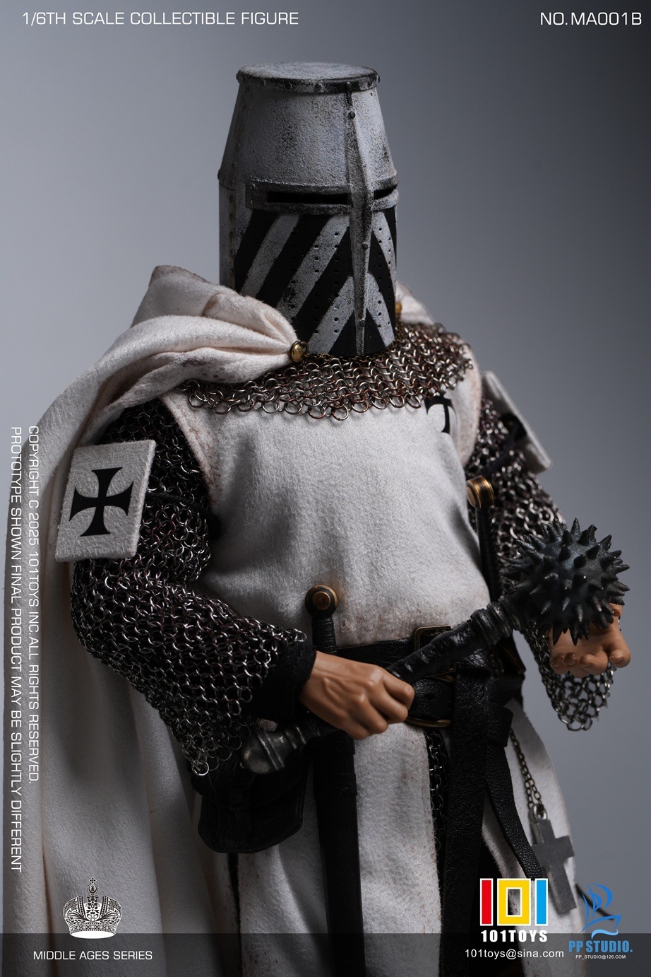 予約 101TOYS X PP STUDIO 1/6 中世 チュートン騎士 指揮官 司令官