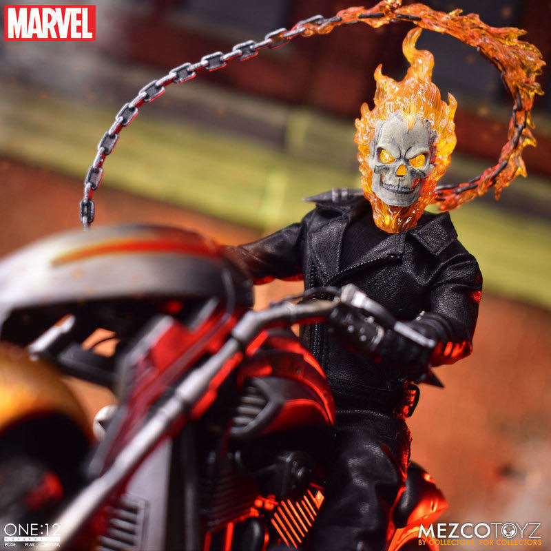 Mezco Toyz One:12 ゴーストライダー & ヒルバイク 未開封新品 Ghost