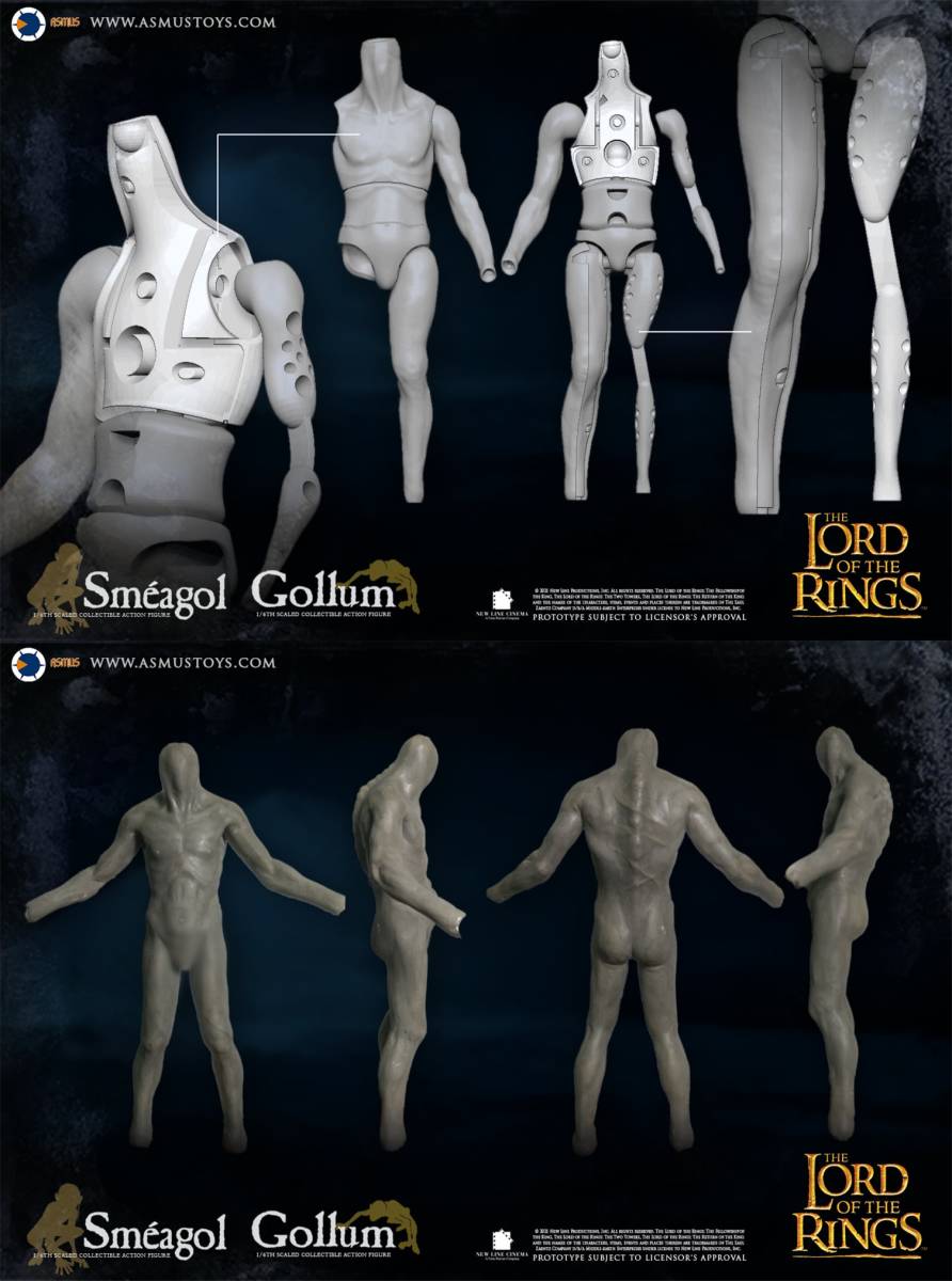 Asmus Toys 1/6 ロード・オブ・ザ・リング ゴラム / スメアゴル DX.Ver