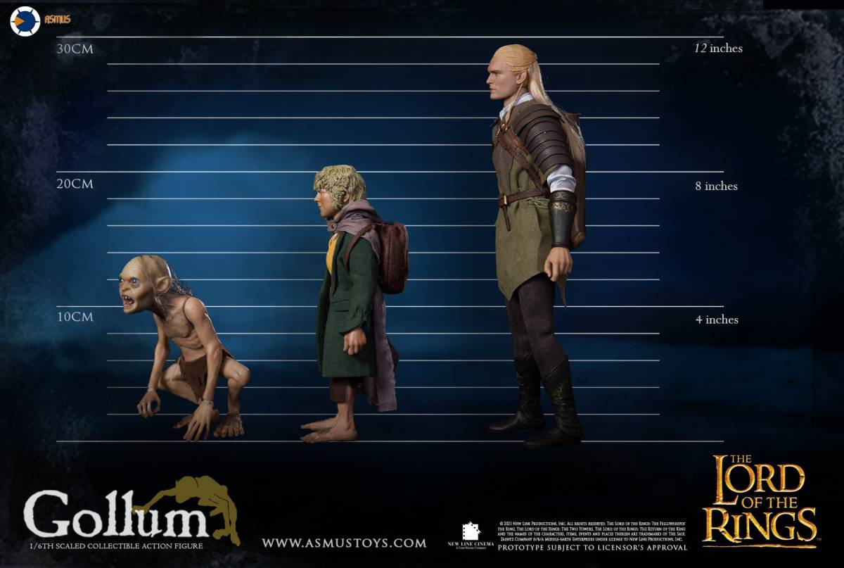 Asmus Toys 1/6 ロード・オブ・ザ・リング ゴラム / スメアゴル DX.Ver