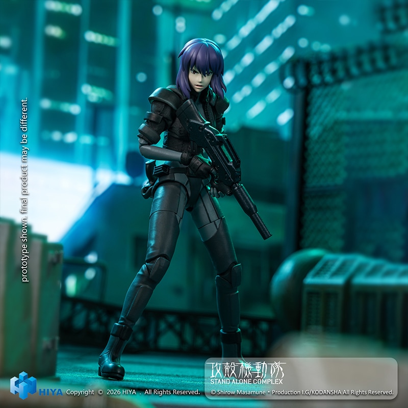 攻殻機動隊 草薙素子 hiyatoys ハイヤトイズ フィギュア 予約 HIYA 1/12 『攻殻機動隊 STAND ALONE COMPLEX』 草薙素子 バトル