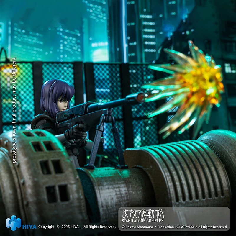 予約 HIYA 1/12 『攻殻機動隊 STAND ALONE COMPLEX』 草薙素子 バトル