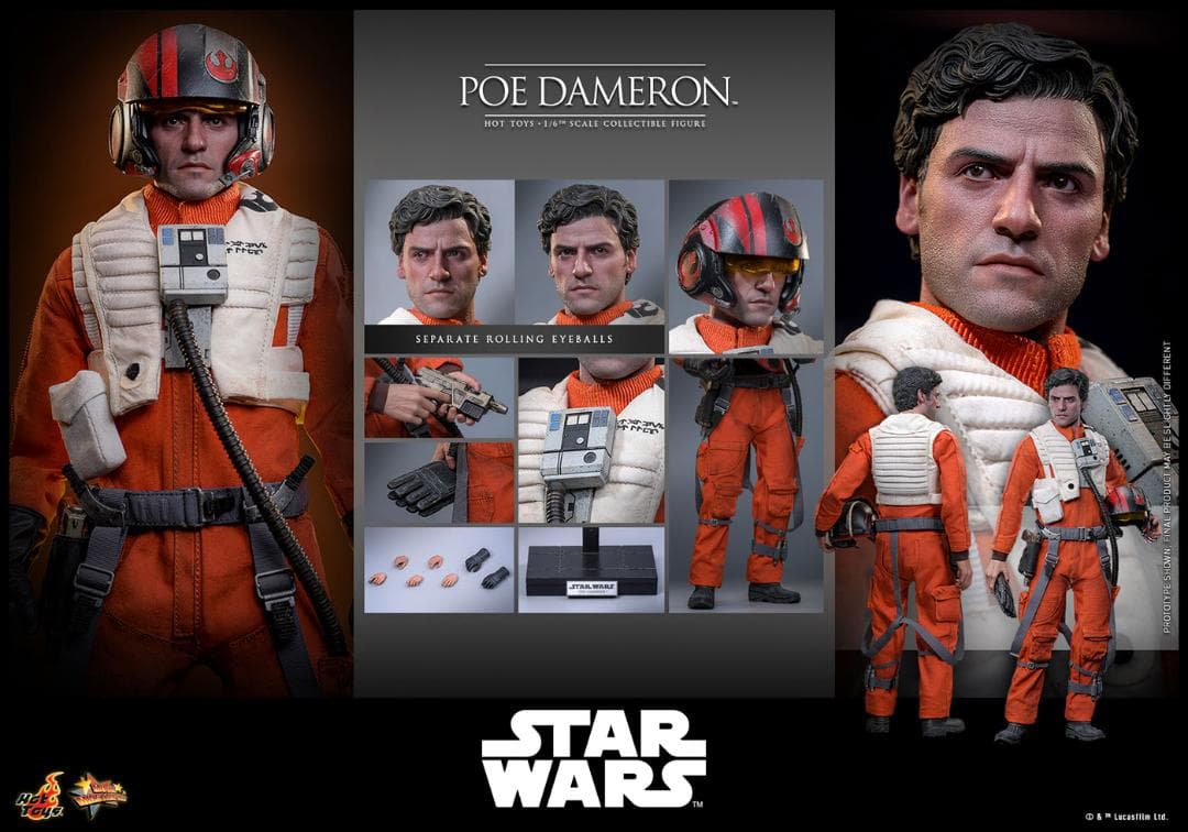 ホットトイズ 1/6 『スター・ウォーズ / フォースの覚醒』 ポー